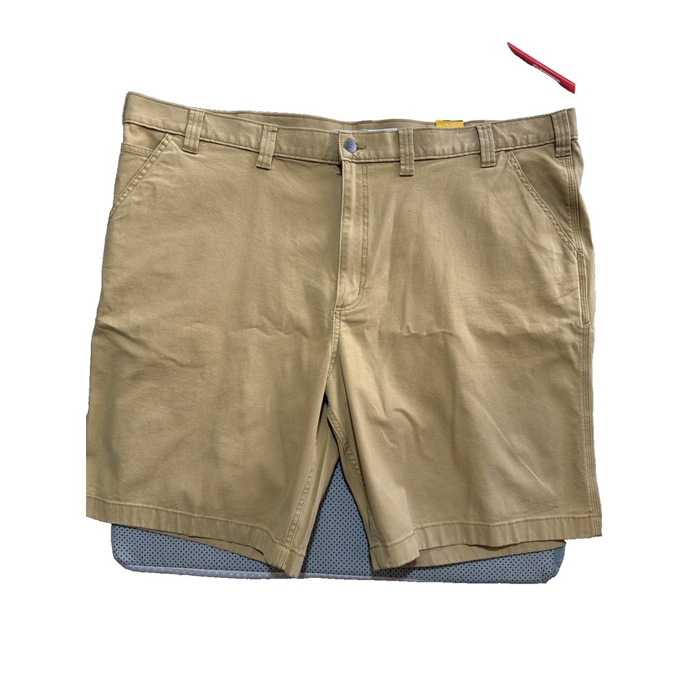 Carhartt Mens Rugged Flex Relaxed Fit Canvas Work Shorts Hickory BS2514 Size 48